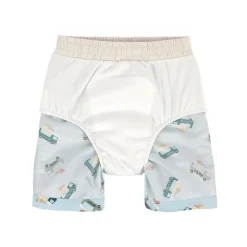 Short de bain enfant anti-UV - Lassig - Camion de glace illusion bleu