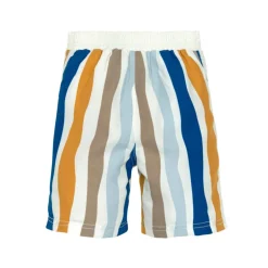 Short de bain enfant anti-UV - Lassig - Vagues bleu / Nature