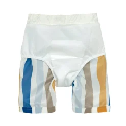 Short de bain enfant anti-UV - Lassig - Vagues bleu / Nature
