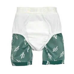 Short de bain enfant anti-UV - Lassig - Cactus vert