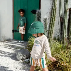 Short de bain enfant anti-UV - Lassig - Chameau nature