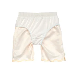 Short de bain enfant - Lassig - Carreaux vanille / écru