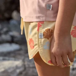 Short de bain enfant - Lassig - Fleurs vanille