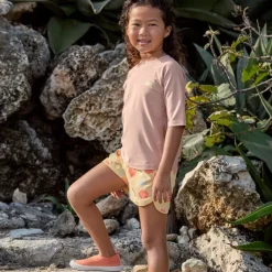 Short de bain enfant - Lassig - Fleurs vanille