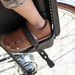 Siège vélo arrière Urban Iki - Fixation cadre - Noir / Marron
