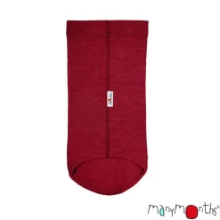 Snood enfant en laine mérinos - ManyMonths - Wild Pomegranate