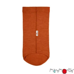 Snood enfant en laine mérinos - ManyMonths - Rich Amber