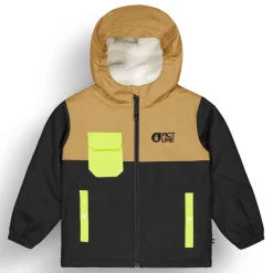Snowy Jkt - 18 mois à 5 ans - Picture Organic Clothing - Brown Sugar Black Acid