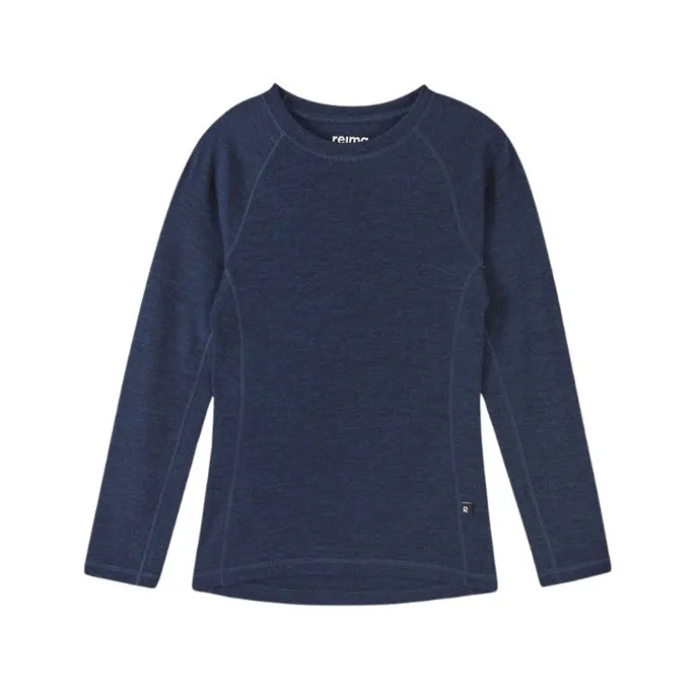 Sous-vêtements thermique bébé et enfant en merinos - Kinsei - Reima - Navy