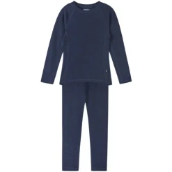 Sous-vêtements thermique bébé et enfant en merinos - Kinsei - Reima - Navy