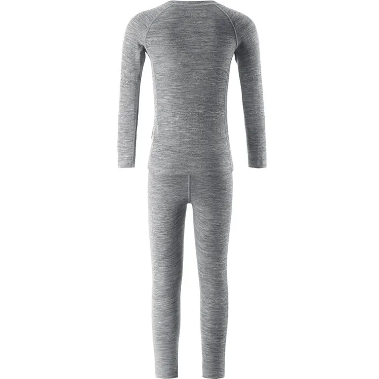 Sous-vêtements thermique bébé et enfant en merinos - Kinsei - Reima - Grey