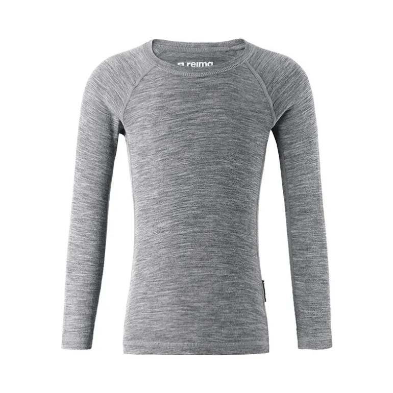 Sous-vêtements thermique bébé et enfant en merinos - Kinsei - Reima - Grey