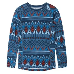 Sous-vêtements thermique enfant en laine et bambou - Taitoa - Reima - Blue Ocean