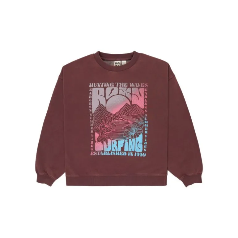 Sweat enfant Lineup Crew Brossé RG - Roxy - Huckleberry