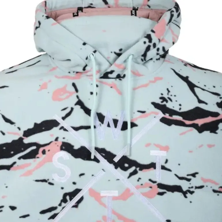 Sweat polaire Xtrack enfant - Watts - Minimal Camo Blue