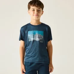 Tee-shirt respirant Alvarado - Regatta - Navy Marl