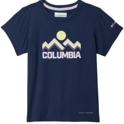 Tee shirt respirant enfant Tech Trail - Columbia - Collegiate Navy