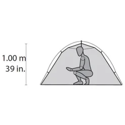 Tente 2 places ultralégère - Hubba Hubba - MSR