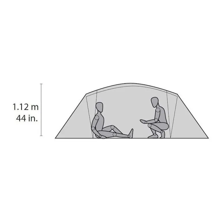 Tente randonnée 3 places légère - MSR Mutha Hubba NX V2 - Verte
