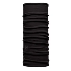 Tour de cou enfant en laine Merinos - BUFF - Solid Black
