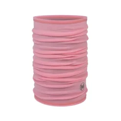 Tour de cou enfant en laine Merinos - BUFF - Solid Rose Pink