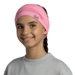 Tour de cou enfant en laine Merinos - BUFF - Solid Rose Pink