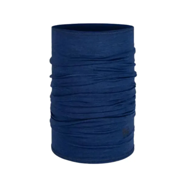 Tour de cou enfant en laine Merinos - BUFF - Solid Cobalt