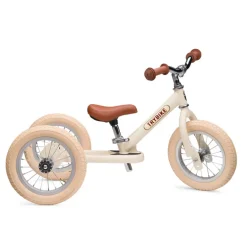 Tricycle Trybike : évolutif en draisienne - Creme
