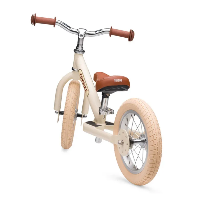 Tricycle Trybike : évolutif en draisienne - Creme