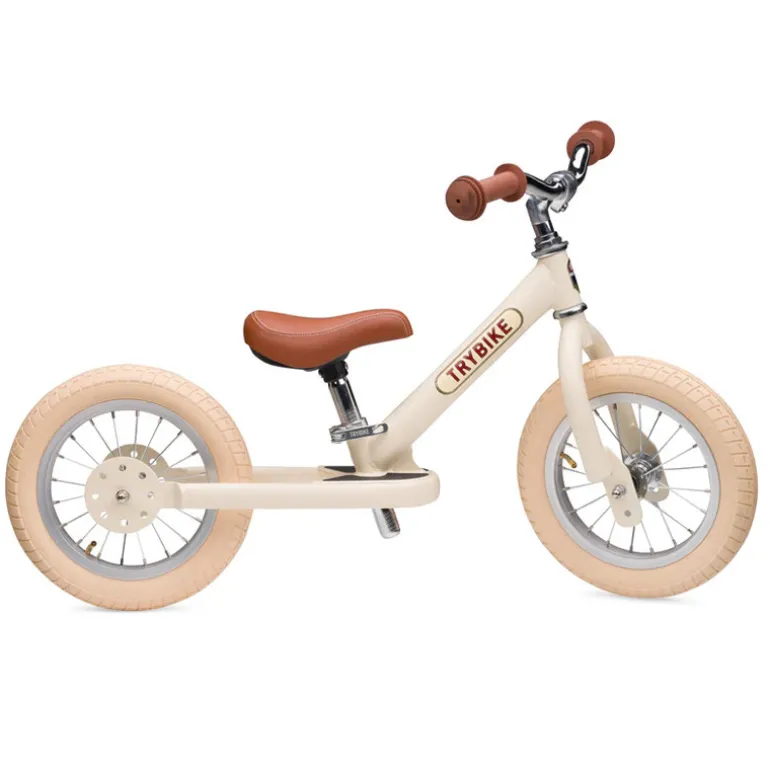 Tricycle Trybike : évolutif en draisienne - Creme
