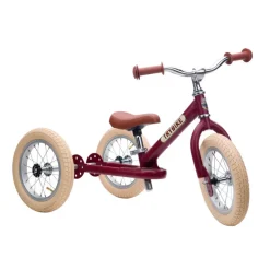 Tricycle Trybike : évolutif en draisienne - Rouge mat