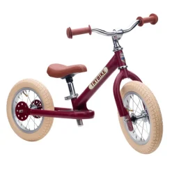 Tricycle Trybike : évolutif en draisienne - Rouge mat