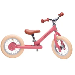 Tricycle Trybike : évolutif en draisienne - Rose mat