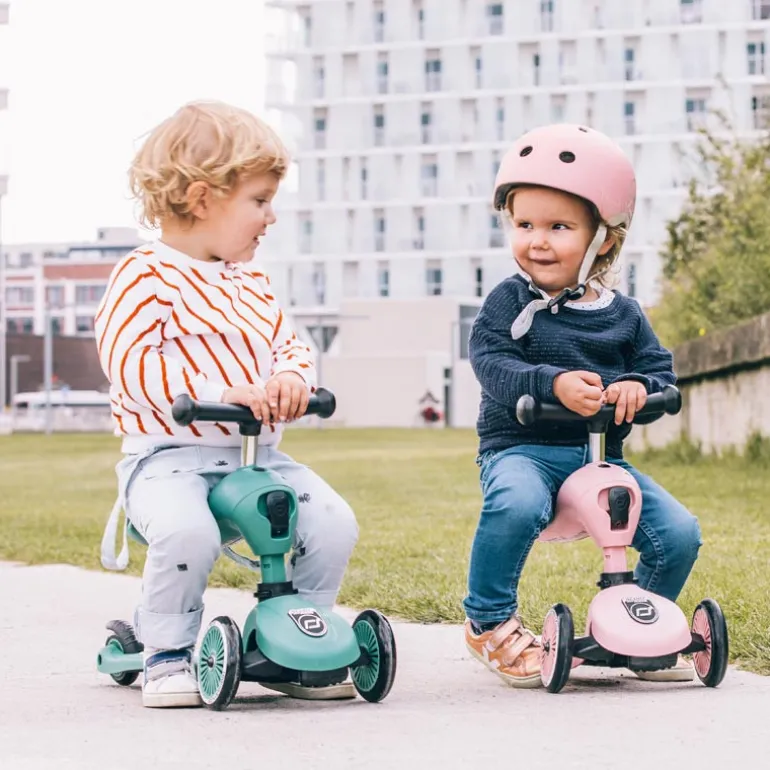 Trottinette 2 en 1 Highwaykick 1 - Scoot and Ride - Vert forêt