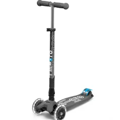 Trottinette Maxi Micro Deluxe pliable - Avec LED - Volcano Grey