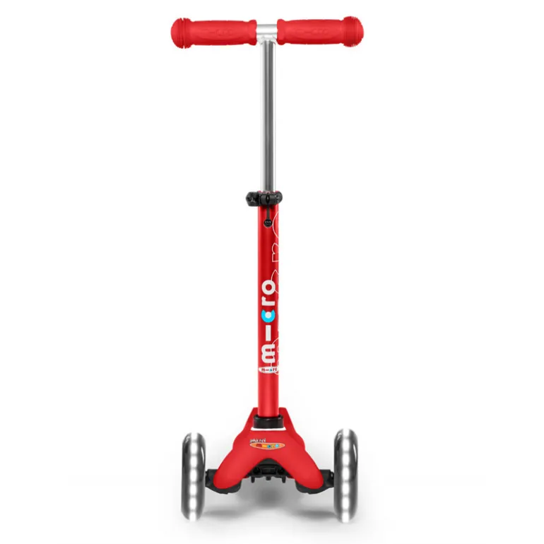 Trottinette Micro Mini Deluxe à LED - 2 à 5 ans - Rouge