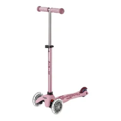 Trottinette Mini Micro Deluxe Rock & Go LED - Micro - Rose poudré