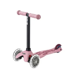 Trottinette Mini Micro Deluxe Rock & Go LED - Micro - Rose poudré