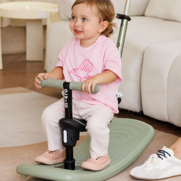Trottinette Mini Micro Deluxe Rock & Go LED - Micro - Vert Sauge