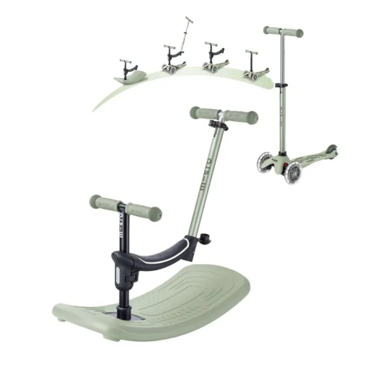 Trottinette Mini Micro Deluxe Rock & Go LED - Micro - Vert Sauge
