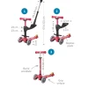 Trottinette évolutive Mini 3 en 1 Deluxe+ - Micro - Rose