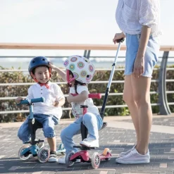 Trottinette évolutive Mini 3 en 1 Deluxe+ - Micro - Rose