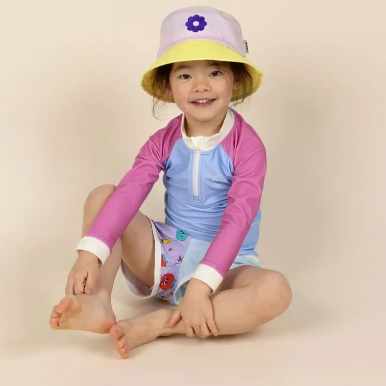 T-shirt anti-UV enfant - KietLa - Violet / Rose