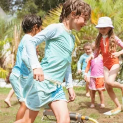T-shirt anti-UV enfant - KietLa - Vert / Bleu