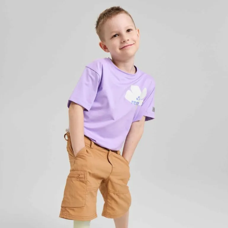 T-shirt anti-UV enfant Siirtyy - Reima - Lilac amethyst