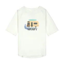 T-shirt de bain anti-uv bébé - Lassig - Camper écru
