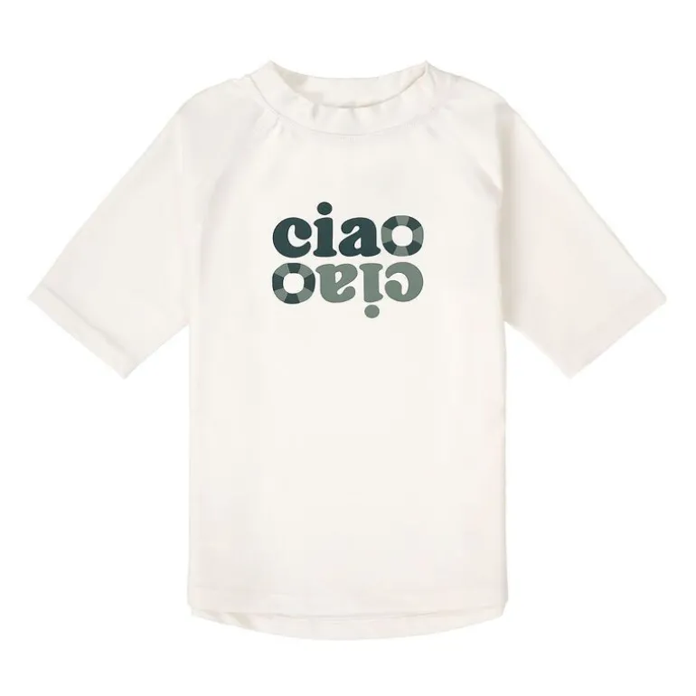 T-shirt de bain anti-uv enfant - Lassig - Vert/sel marin