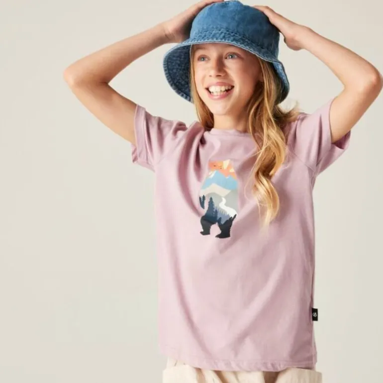 T-shirt enfant Trailblazer - Dare2b - Mauve Shadow