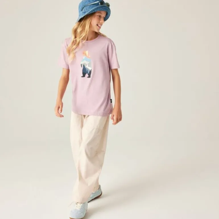 T-shirt enfant Trailblazer - Dare2b - Mauve Shadow