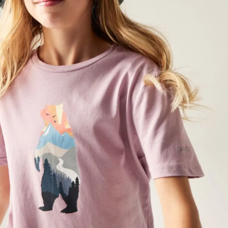 T-shirt enfant Trailblazer - Dare2b - Mauve Shadow